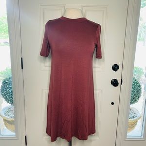 NWT Caralase Women’s T-Shirt Dress with Striped Detail on Back - Size Medium